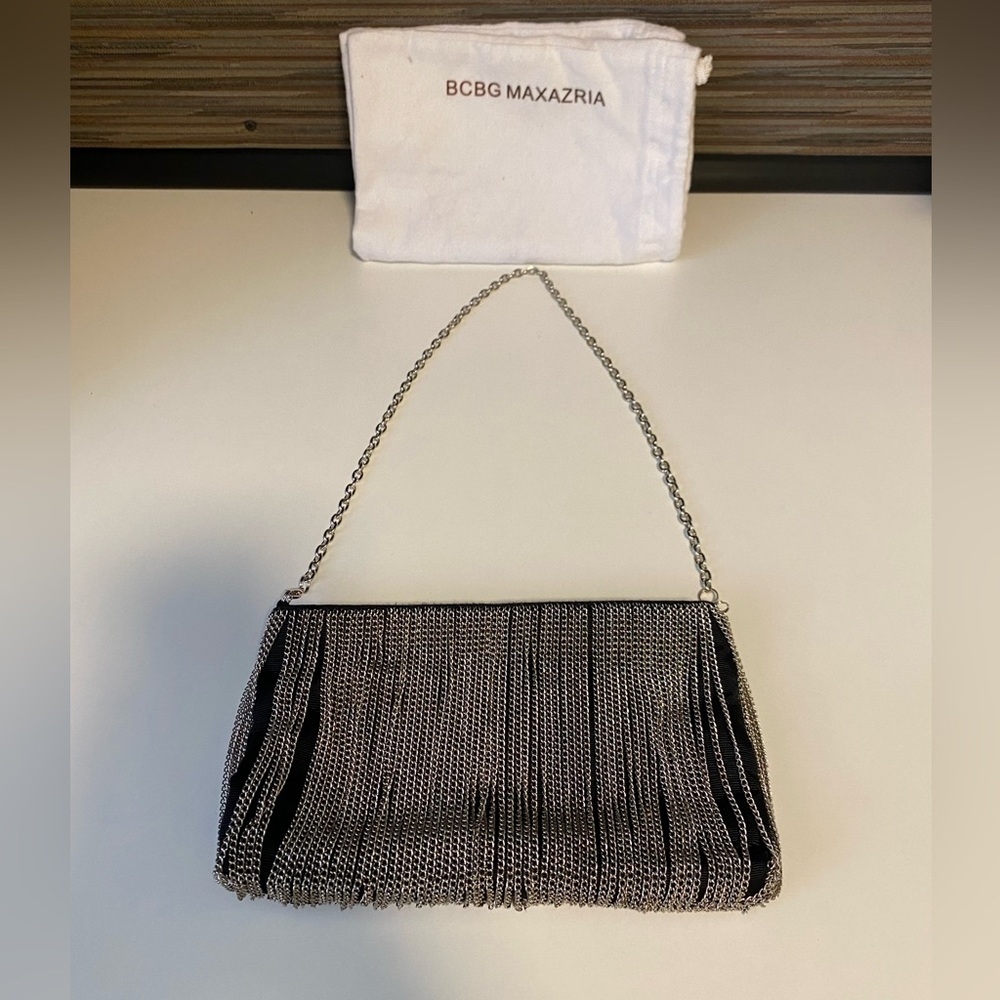 BCBG beautiful evening bag size 8.5 x 5